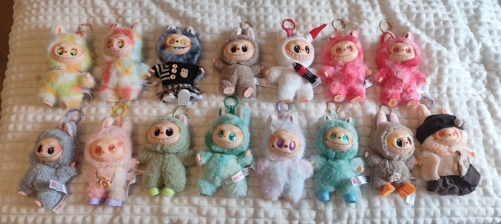 Labubu Poppetjes - Diverse Pluche Sleutelhangers, Ophalen, Zo goed als nieuw, Jongen of Meisje