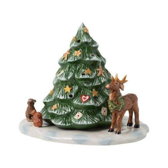 Villeroy  & Boch Christmas Toys windlicht boom met bosdieren, Ophalen of Verzenden, Nieuw