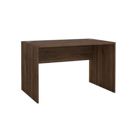 Modern Bruin Bureau met Kabeldoorvoer - Ideaal voor Thuiswer, Huis en Inrichting, Bureaus, Ophalen, Bruin, Zo goed als nieuw, Overige merken