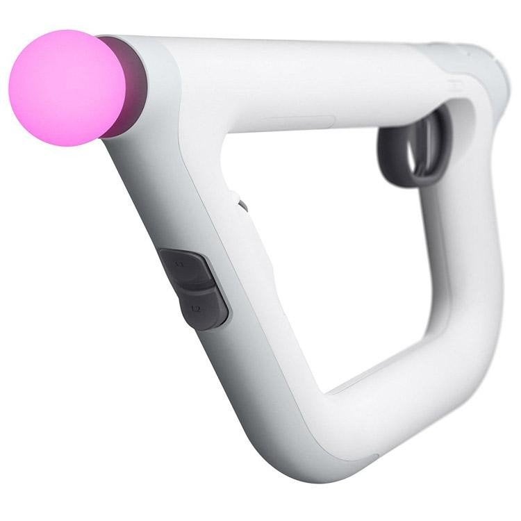 PlayStation VR Shooter Aim Controller Gun, Gebruikt, PlayStation 4, Ophalen of Verzenden, Pistool