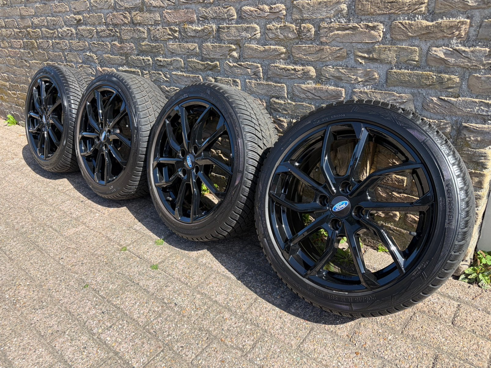 Ford Fiesta 4x108 17” winterset 7mm TPMS, Auto-onderdelen, Banden en Velgen, Ophalen, Gebruikt, Banden en Velgen, 17 inch