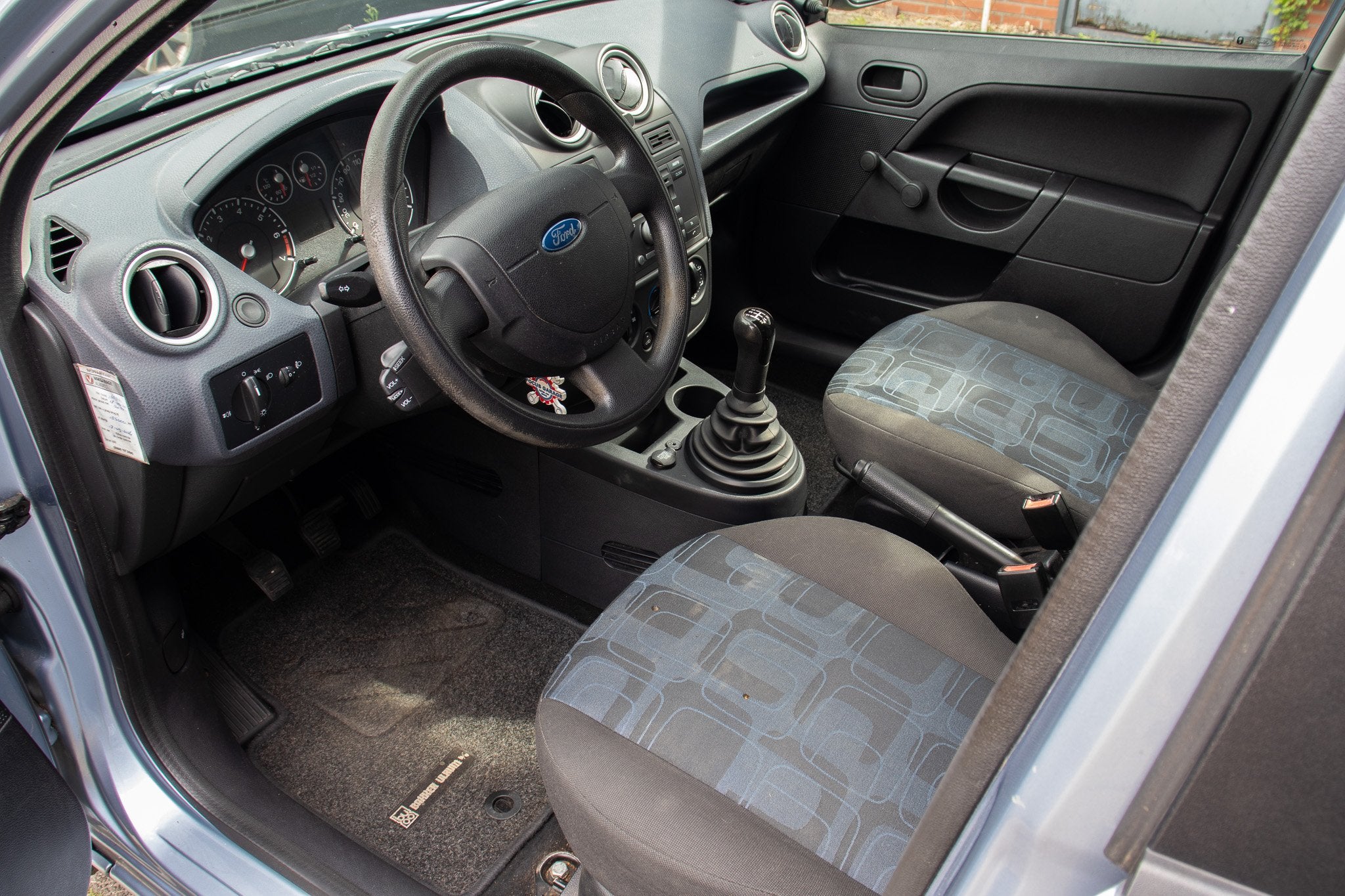 Ford Fiesta 1.30 1.3-8V Champion Airco, koppeling nieuw, 1299 cc, 4 cilinders, Blauw, Origineel Nederlands