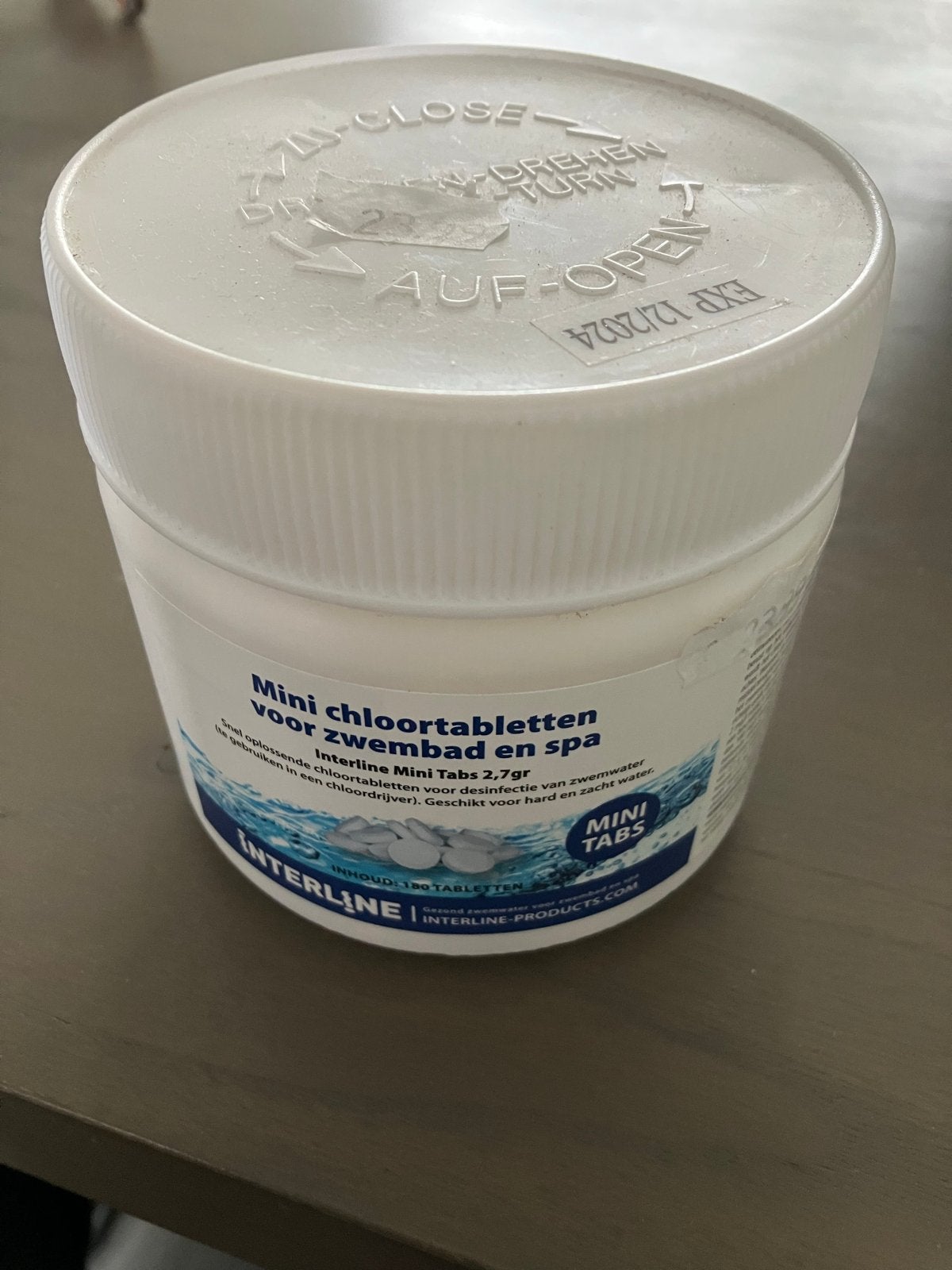 Interline Mini Chloortabletten voor Zwembad en Spa, Ophalen of Verzenden, Nieuw, Reinigingsmiddel