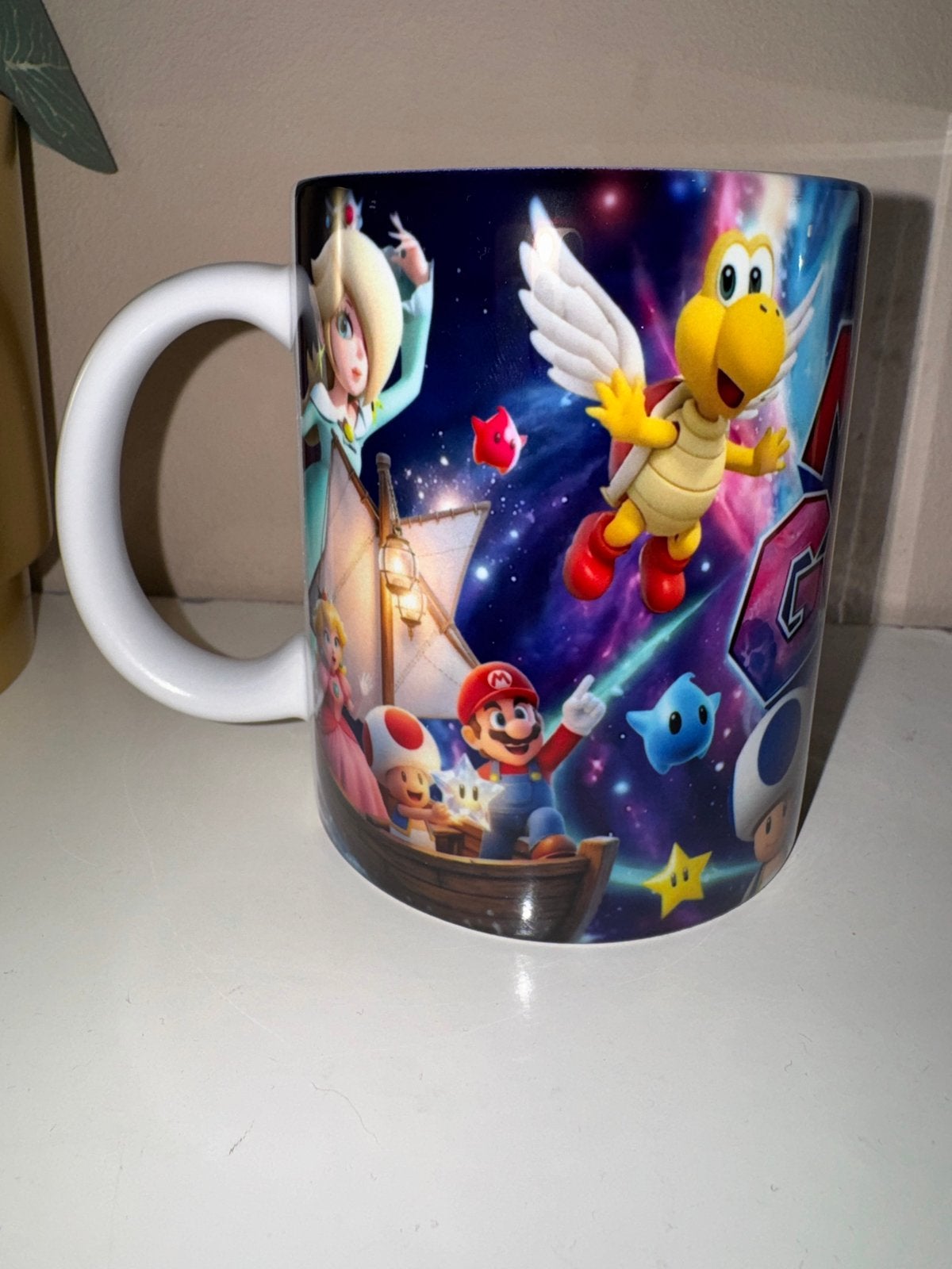 Nieuwe Super Mario Galaxy Mok - Perfect voor Gamers!, Overige typen, Nieuw, Ophalen of Verzenden, Steen/keramiek