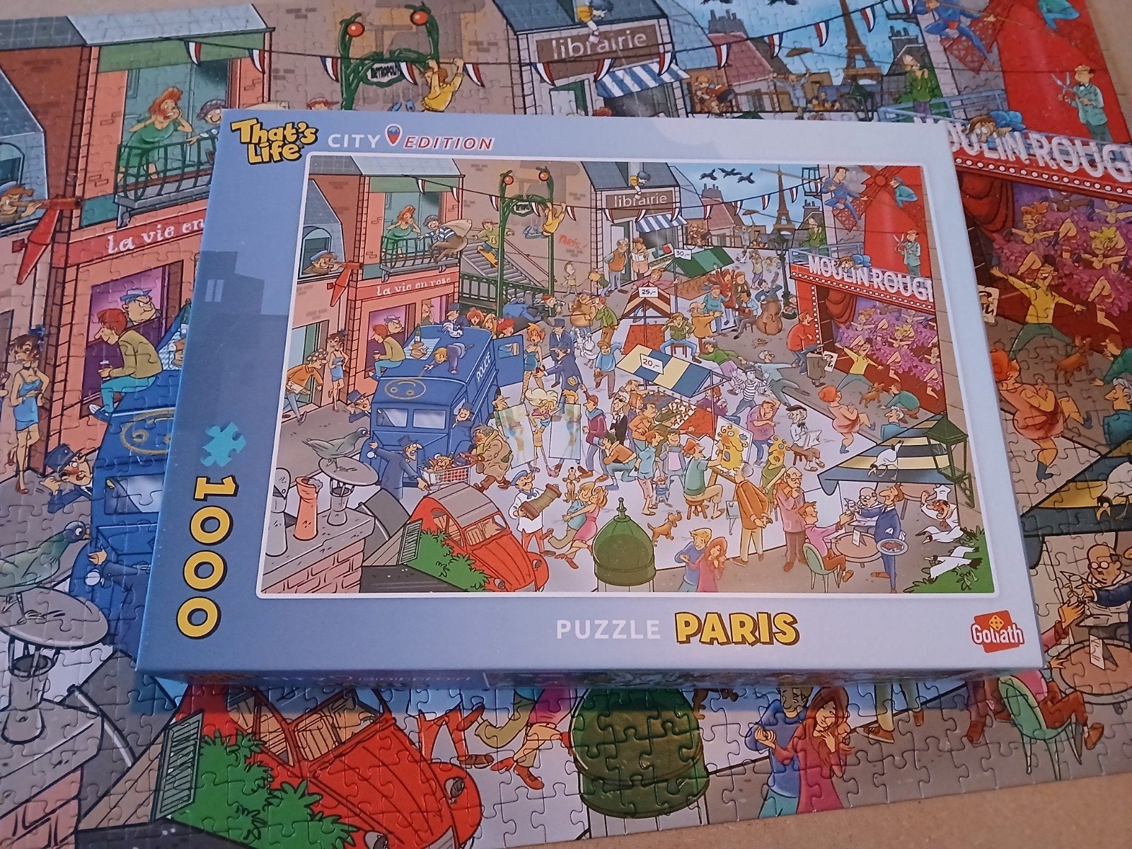 That's Life City Edition Paris 1000 stukjes, Ophalen of Verzenden, 500 t/m 1500 stukjes, Zo goed als nieuw, Legpuzzel