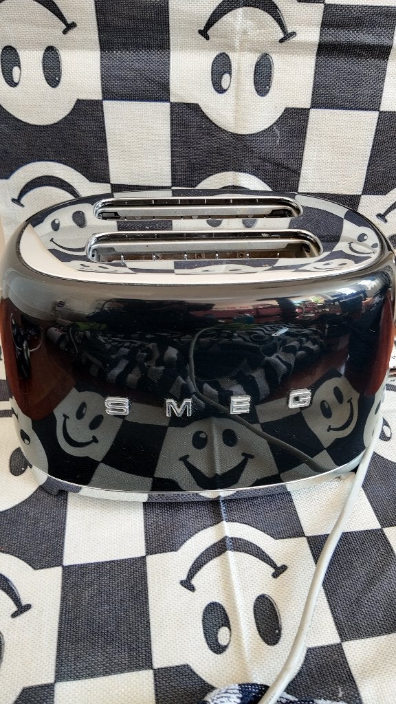 SMEG 2-Slice Toaster Black | TSF01 | Excellent Condition, Witgoed en Apparatuur, Ophalen of Verzenden, Zo goed als nieuw