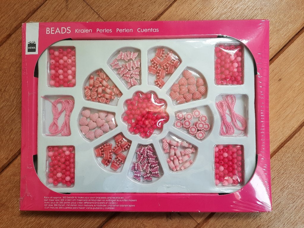 HEMA Beads kralen roze - Nieuw -, Ophalen of Verzenden, Nieuw, Kraal