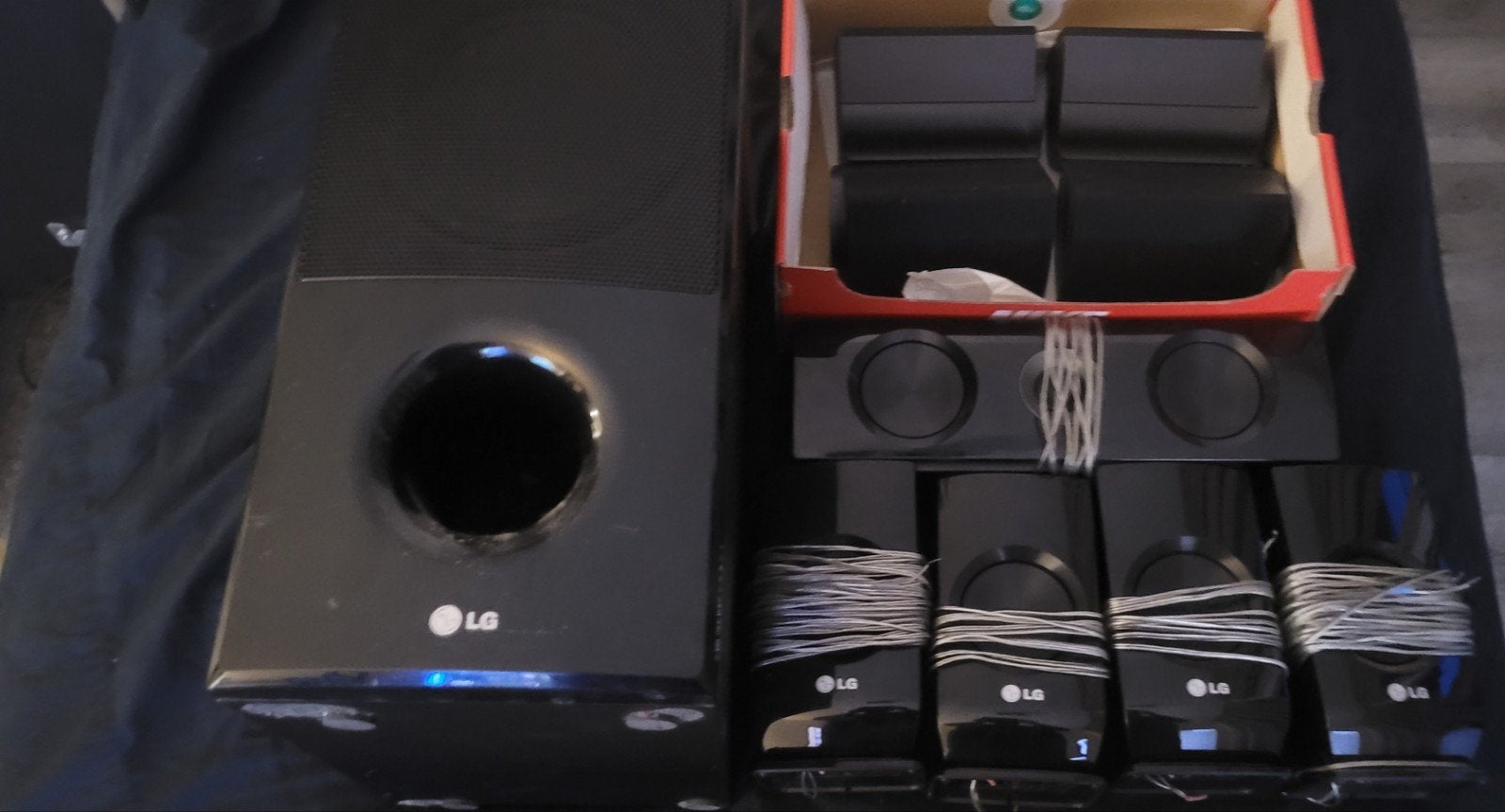 aantal Speakers van LG en Subwoofer., Audio, Tv en Foto, Luidsprekers, Ophalen, Gebruikt, Subwoofer, Overige merken