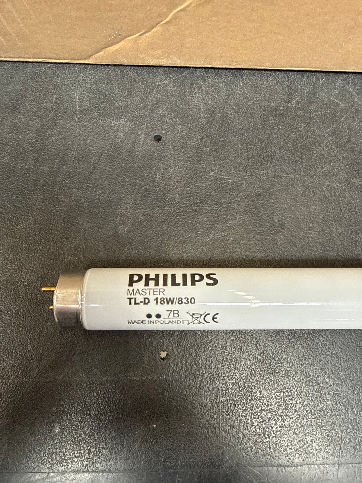 16x Philips Master TL-D 18W/830 TL-buizen, G13 (TL), Nieuw, TL-buis, Warm wit