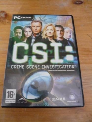 CSI PC CD-ROM interactief detective avontuur, Avontuur en Actie, 1 speler, Eén computer, Ophalen of Verzenden
