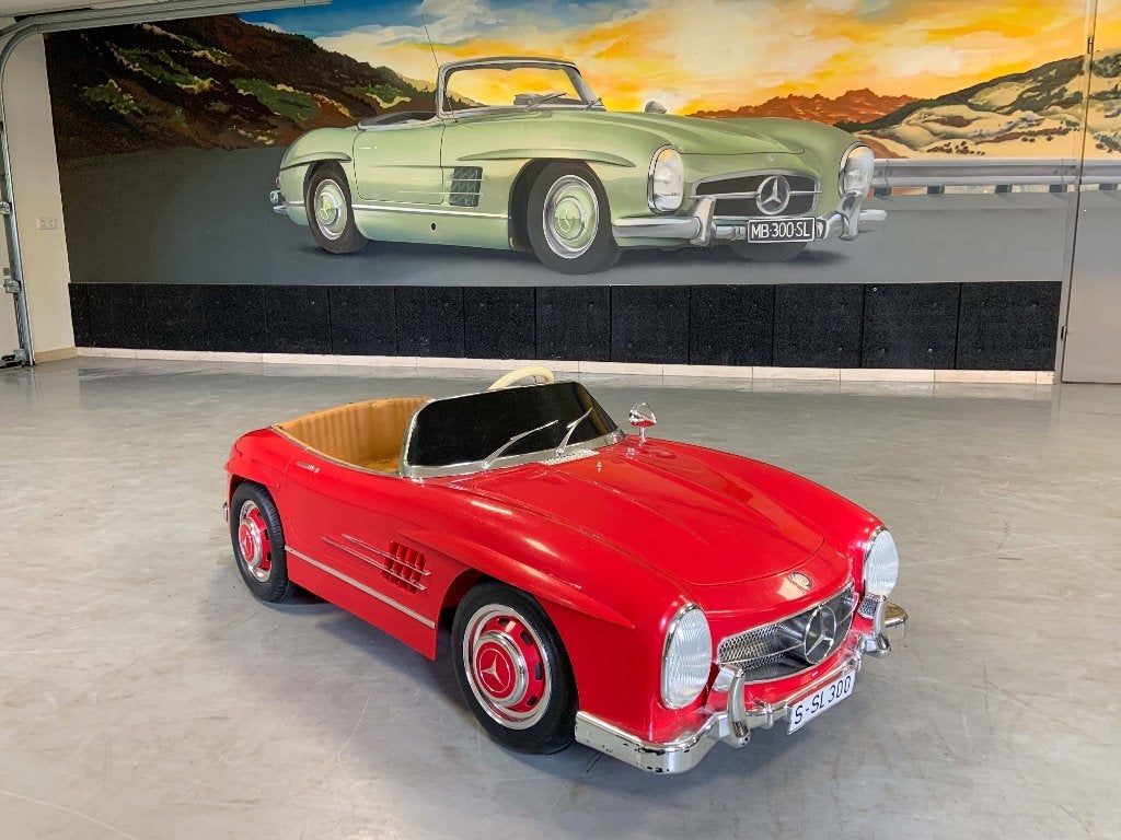 Fraaie Mercedes Benz 300 SL Roadster elektrische kinderauto, Ophalen of Verzenden, Gebruikt