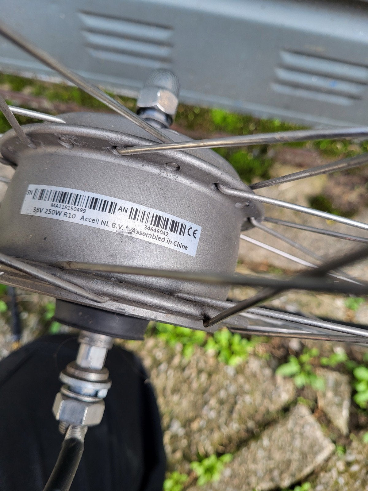 voorwiel motor batavus sparta elektrische fietsen, Ophalen, Motor