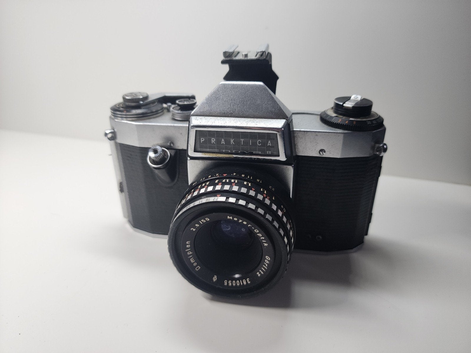 Praktica TL Nova B Spiegelreflexcamera met Meyer-Optik lens, Ophalen of Verzenden, Gebruikt, Spiegelreflex, Overige Merken