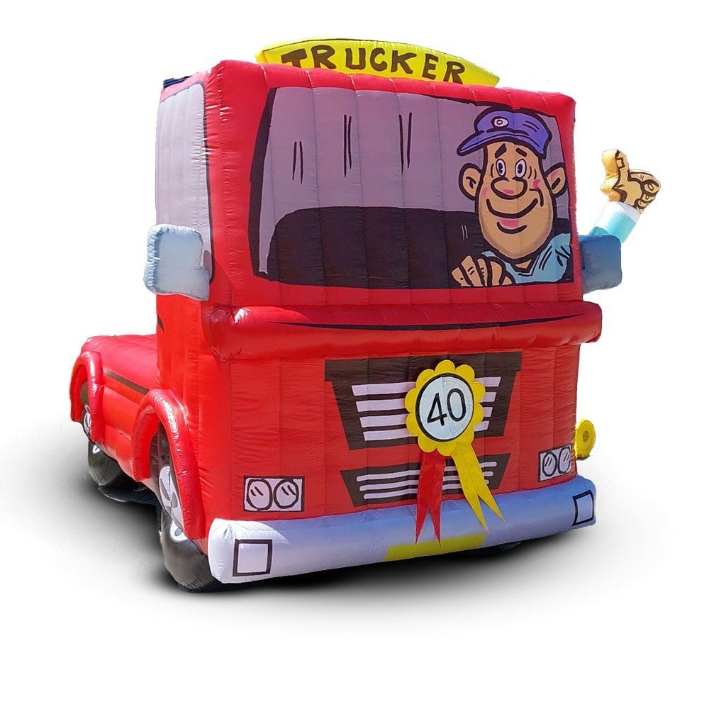 abraham vrachtwagenchauffeur trucker opblaasfiguur te huur, Ophalen, Zo goed als nieuw, Abraham of Sarah