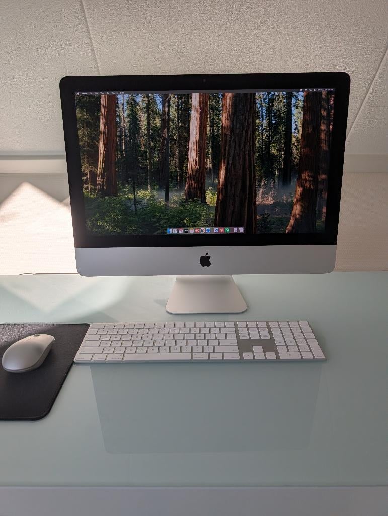 Apple iMac 21,5-inch 2019 + AOC U27P2 27-inch 4K IPS Monitor, Ophalen, IMac, Zo goed als nieuw, 2 TB