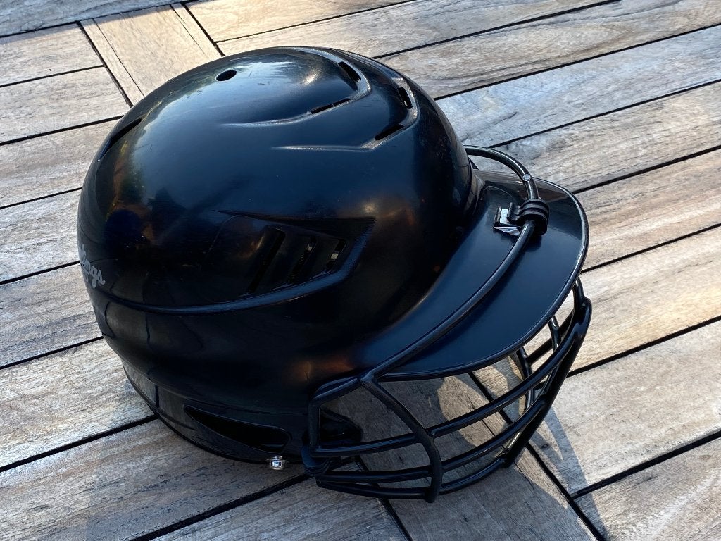 Rawlings honkbal softbal helm. Met gezichtsbescherming., Ophalen of Verzenden, Zo goed als nieuw, Overige typen