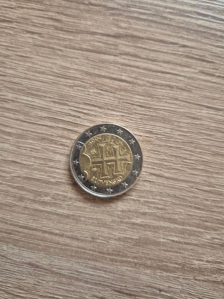 2 Euro munt Slowakije 2009, Ophalen of Verzenden, Slowakije, 2 euro, Losse munt