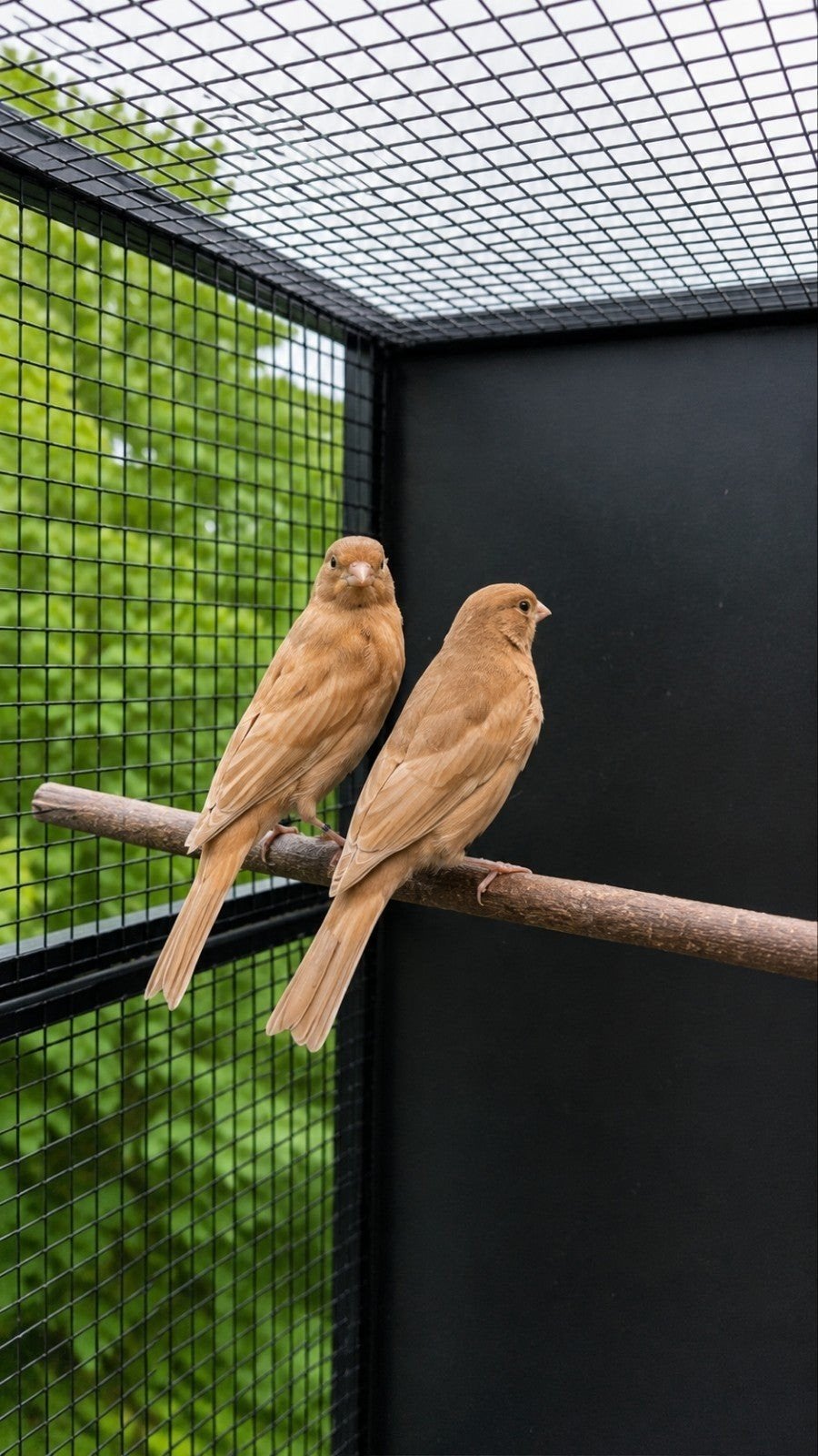 phaeo Mexicaanse roodmus, Meerdere dieren, Zangkanarie