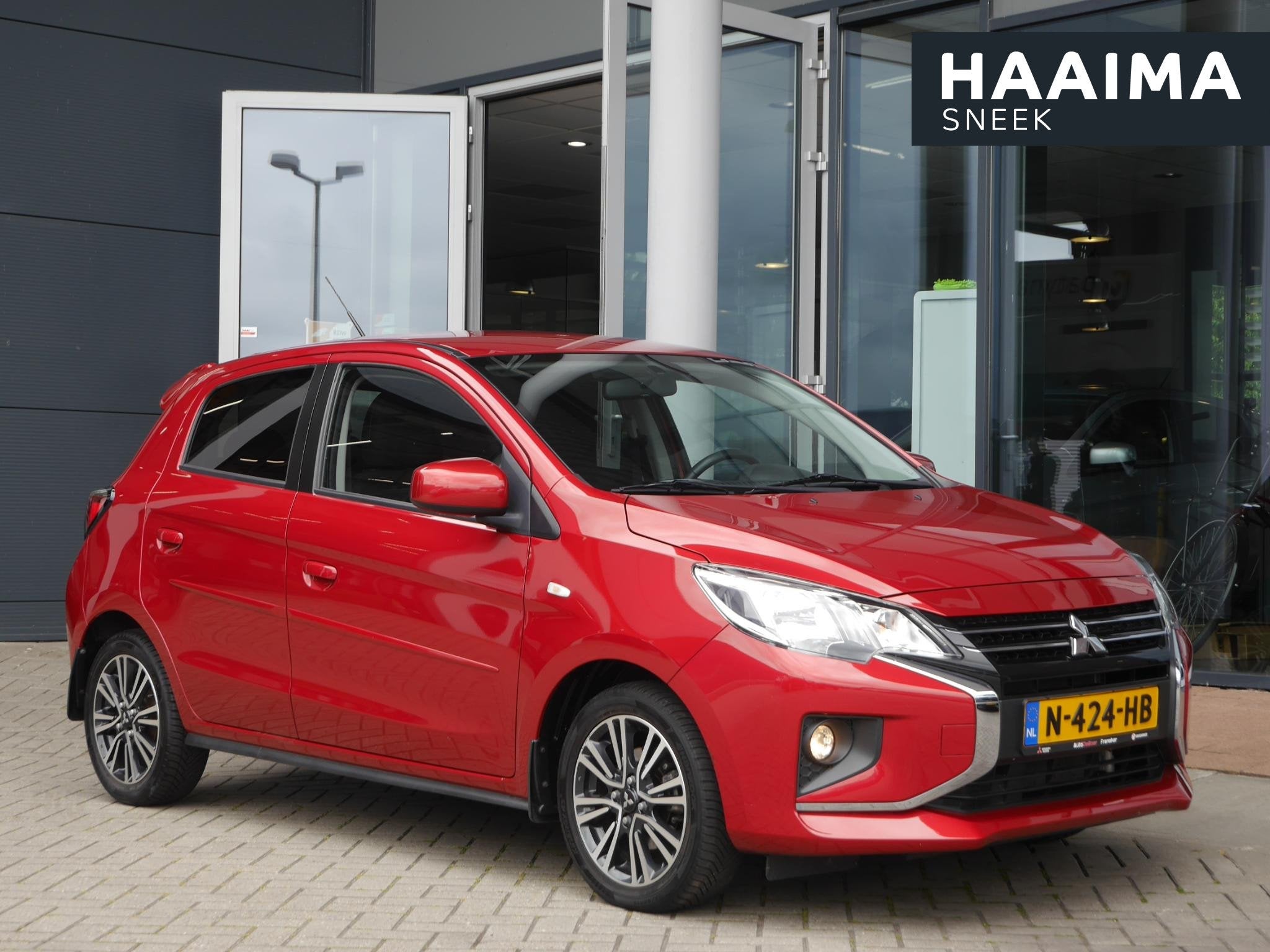 Mitsubishi Space Star 1.2 Instyle | Automaat | Camera | Stoe, Auto's, Gebruikt, Leder en Stof, Origineel Nederlands, Bedrijf
