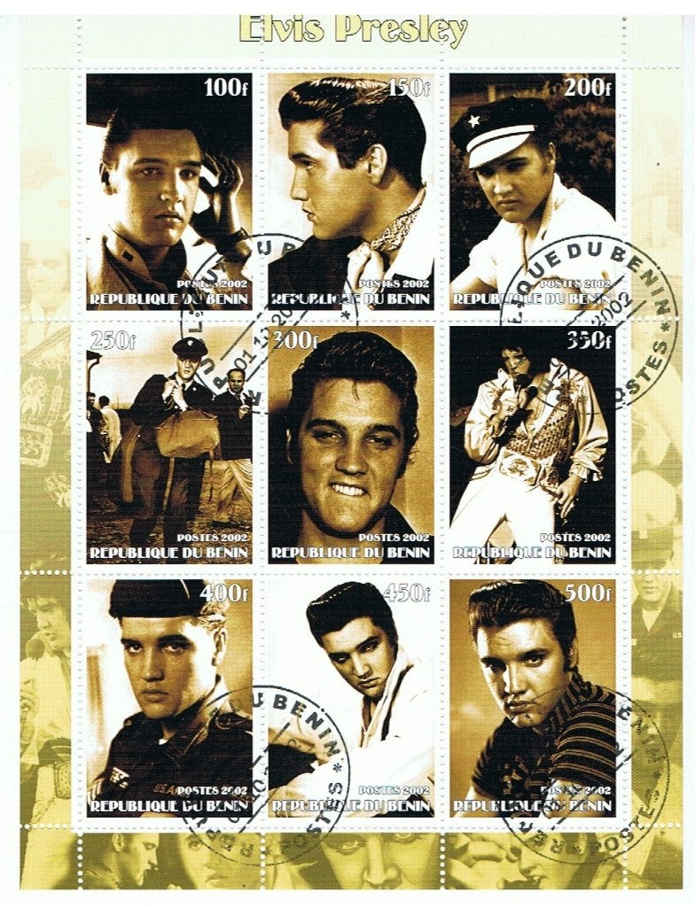 Elvis Postzegels, Ophalen of Verzenden, Gestempeld, Overige thema's
