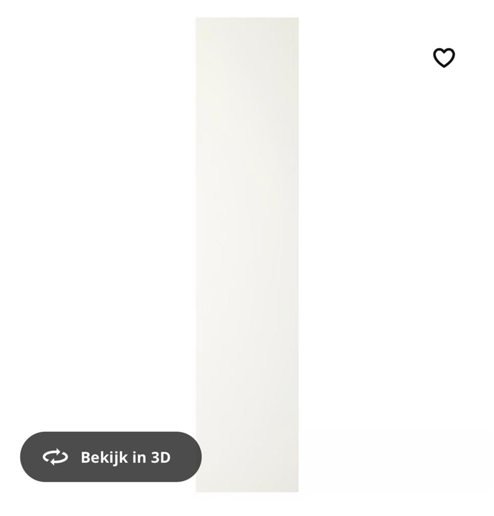 G E Z O C H T: Forsand witte Ikea deur 010, Ophalen of Verzenden, Minder dan 25 cm, 50 tot 100 cm, 200 cm of meer