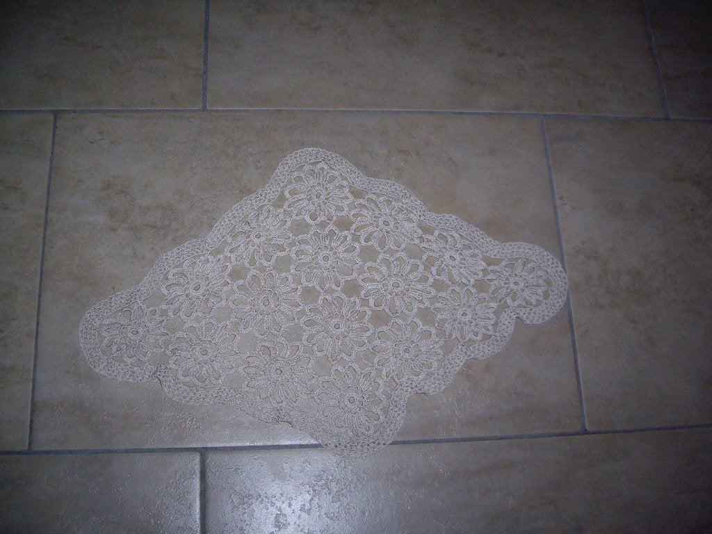 hand gehaakt kleedje van fijn garen gehaakt, Ophalen of Verzenden