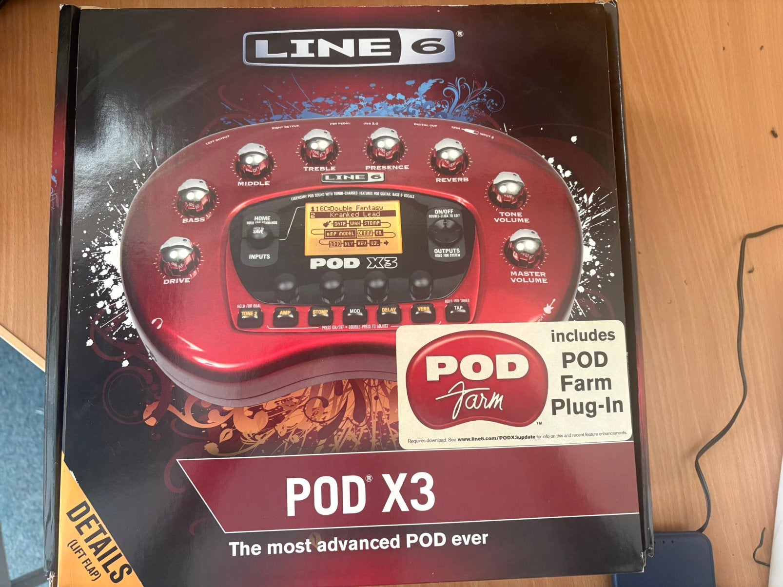 Line 6 POD X3 multi-effect processor amp modeler, Muziek en Instrumenten, Effecten, Ophalen, Gebruikt, Multi-effect