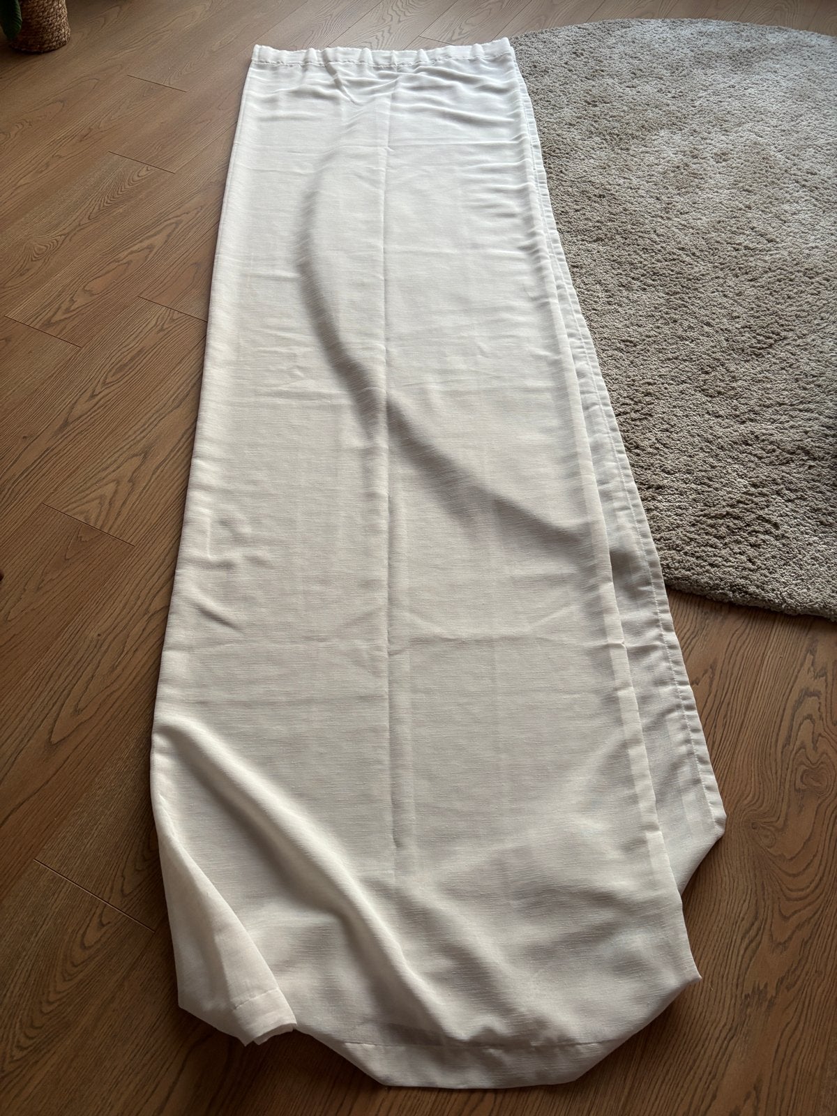 Wehkamp Home Inbetween Gordijn Offwhite (275x235 cm), Ophalen of Verzenden, Crème, Polyester, Inbetween gordijn