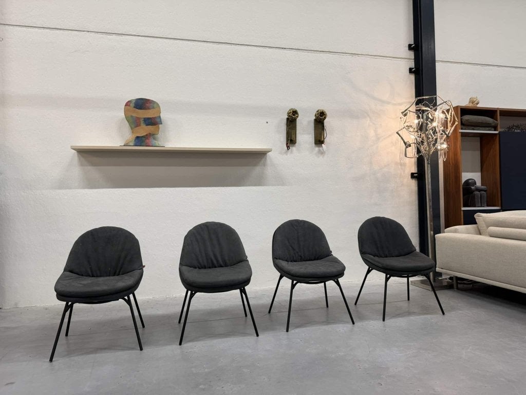 8 nieuw Jess Design Curtis eetkamerstoelen leer Stoel, Huis en Inrichting, Nieuw, Ophalen of Verzenden, Bert Plantagie Design on Stock Pode Leolux Montis JORI