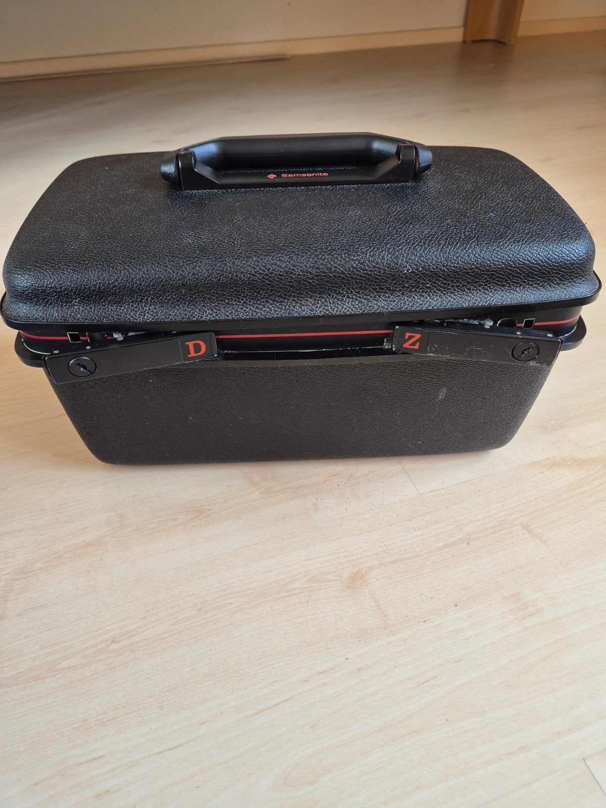 Vintage Samsonite beautycase naaikoffer hard koffertje, Sieraden, Tassen en Uiterlijk, Beautycases, Ophalen of Verzenden, Gebruikt