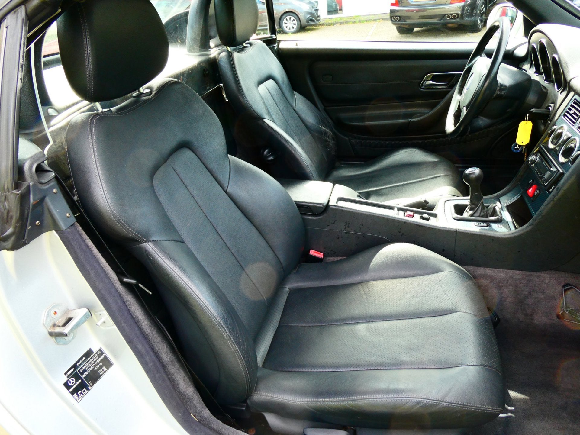 Mercedes-Benz SLK-klasse 200 136pk Opknapper Dak gaat niet o, Euro 2, 1998 cc, Gebruikt, Zwart