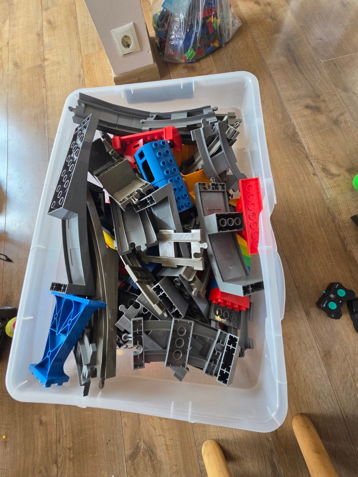 Duplo trein met rails, Ophalen of Verzenden, Zo goed als nieuw