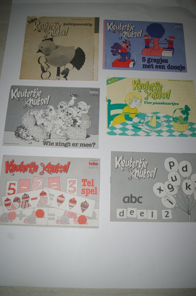 Kleutertje knutsel boekjes uit de BoBo 1981, Ophalen of Verzenden, Zo goed als nieuw, Overige typen