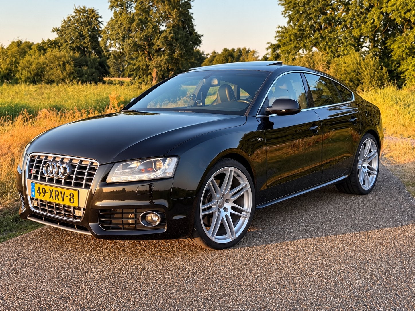 Audi S5 3.0 Tfsi Sportback Quattro S-tr 2010 Zwart, Auto's, Automaat, 1730 kg, Zwart, 4 stoelen