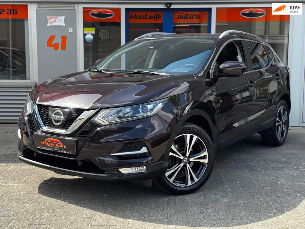 Nissan Qashqai 1.2 Tekna Panorama Navi 360 Camera Night Shad, Auto's, Nissan, Voorwielaandrijving, Stof, Gebruikt, 116 pk