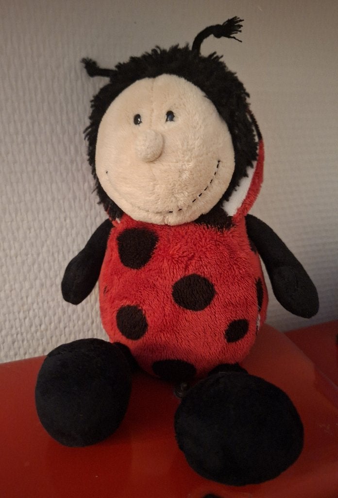 NICI lieveheersbeestje Dotti-Lotti 25 cm, NICI, Overige typen, Ophalen of Verzenden, Zo goed als nieuw