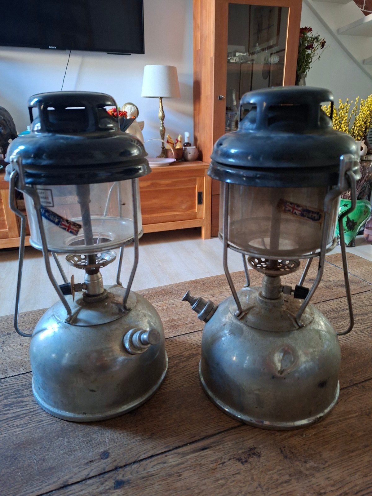 Tilley Petroleumlampen (2 stuks) - Vintage Verlichting, Ophalen of Verzenden