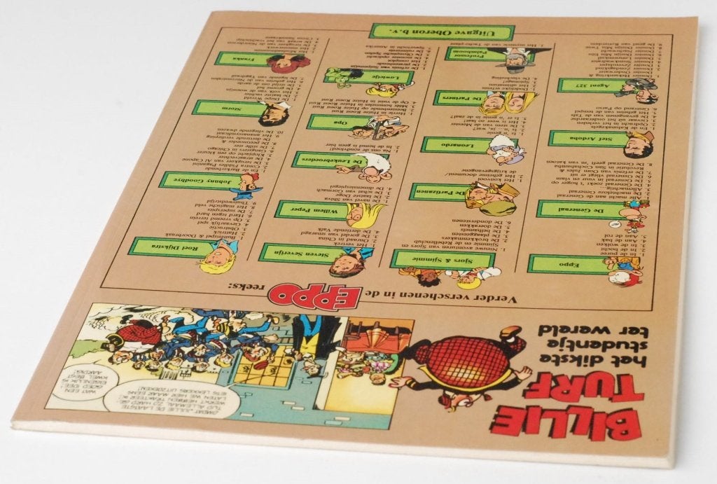 Billie Turf 21: Het dikste studentje ter wereld 1981, Eén stripboek, Verzenden, Gelezen
