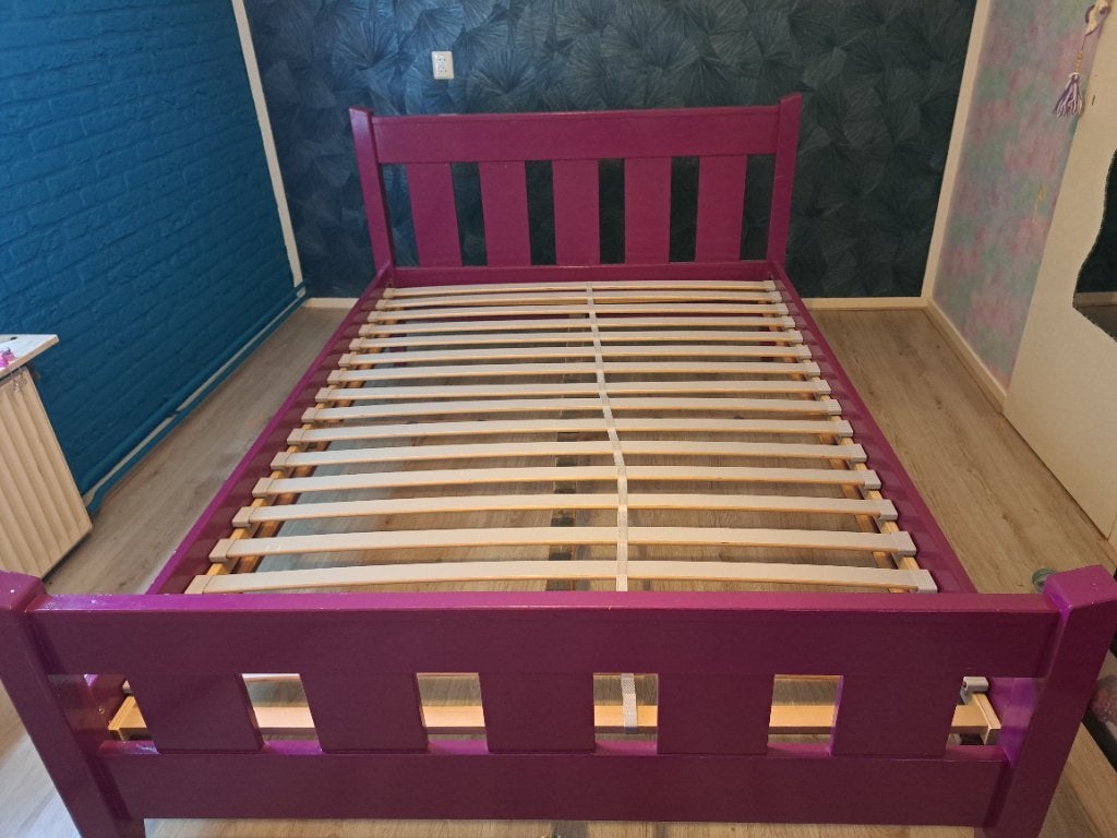 Bed, Ophalen, Gebruikt, Overige kleuren, 140 cm