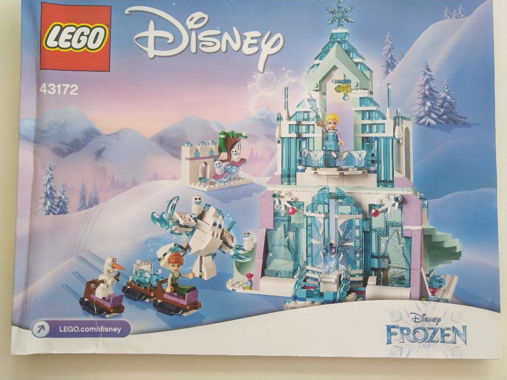 Lego Disney Princess 43172 Elsa's Magische Ijspaleis, Compleet, Lego, Ophalen of Verzenden, Zo goed als nieuw
