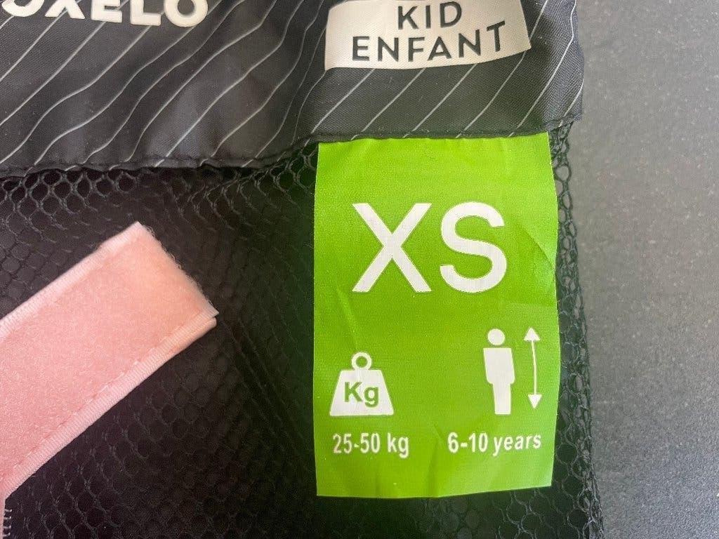 OXELO  knie/hand/elleboog beschermers  XS  6-10 jaar, Overige merken, Kinderen, Ophalen of Verzenden, Zo goed als nieuw