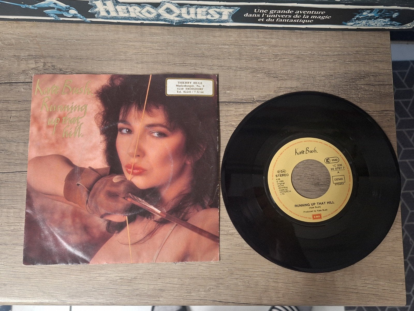 Kate Bush - Running Up That Hill (Vinyl Single), Gebruikt, Originele persing, 7 inch, Ophalen of Verzenden