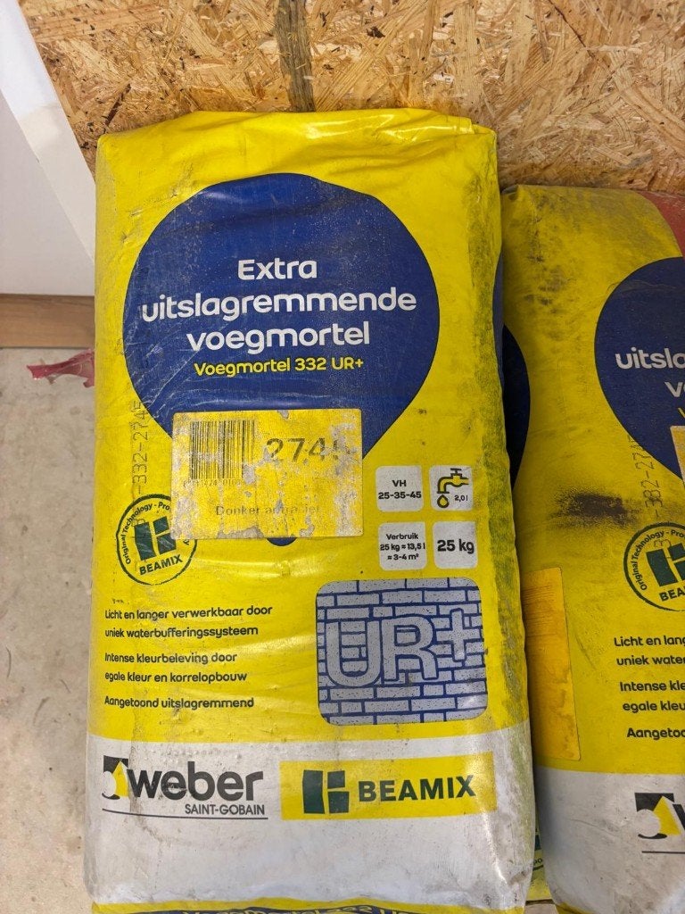 Voegmortel antraciet grijs Beamix, Ophalen, Nieuw, Beton