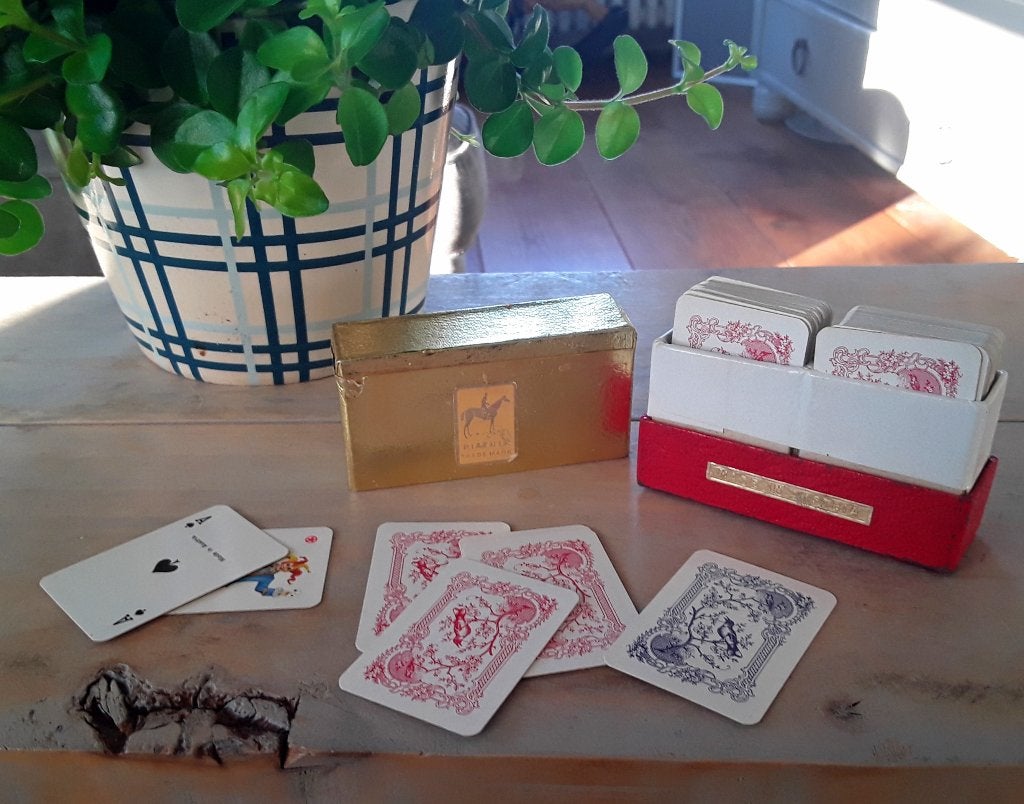 Mini patience kaarten sets - Piatnik - in luxe doosje, Ophalen of Verzenden, Gebruikt, Speelkaart(en)