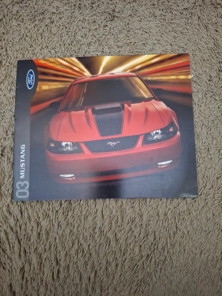 Autofolder Ford Mustang 2003, Verzenden, Zo goed als nieuw, Ford