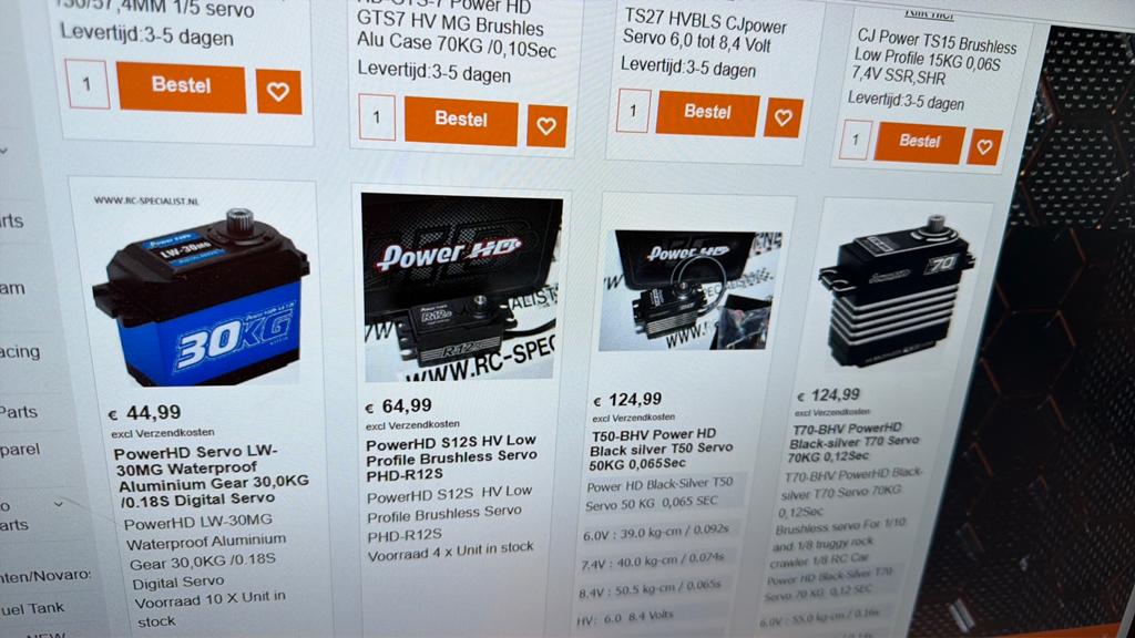Powerhd servos natuurlijk ook in deze shop kijk kijk, De rc dpecialist, Nieuw, Onderdeel, Overige schalen