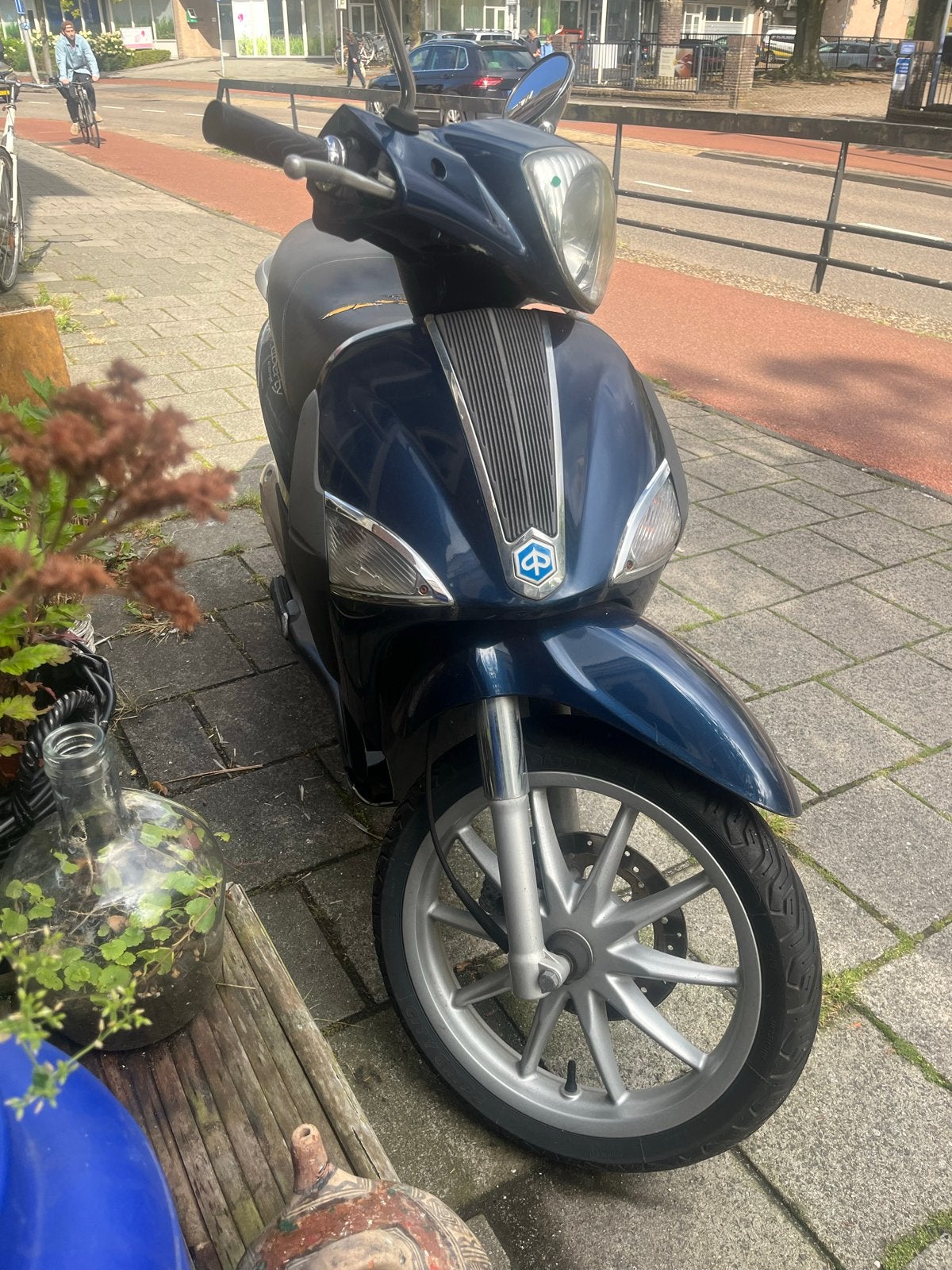 Piaggio Liberty Scooter - Blauw, Gebruikt, Ophalen, Gebruikt, Benzine, Piaggio