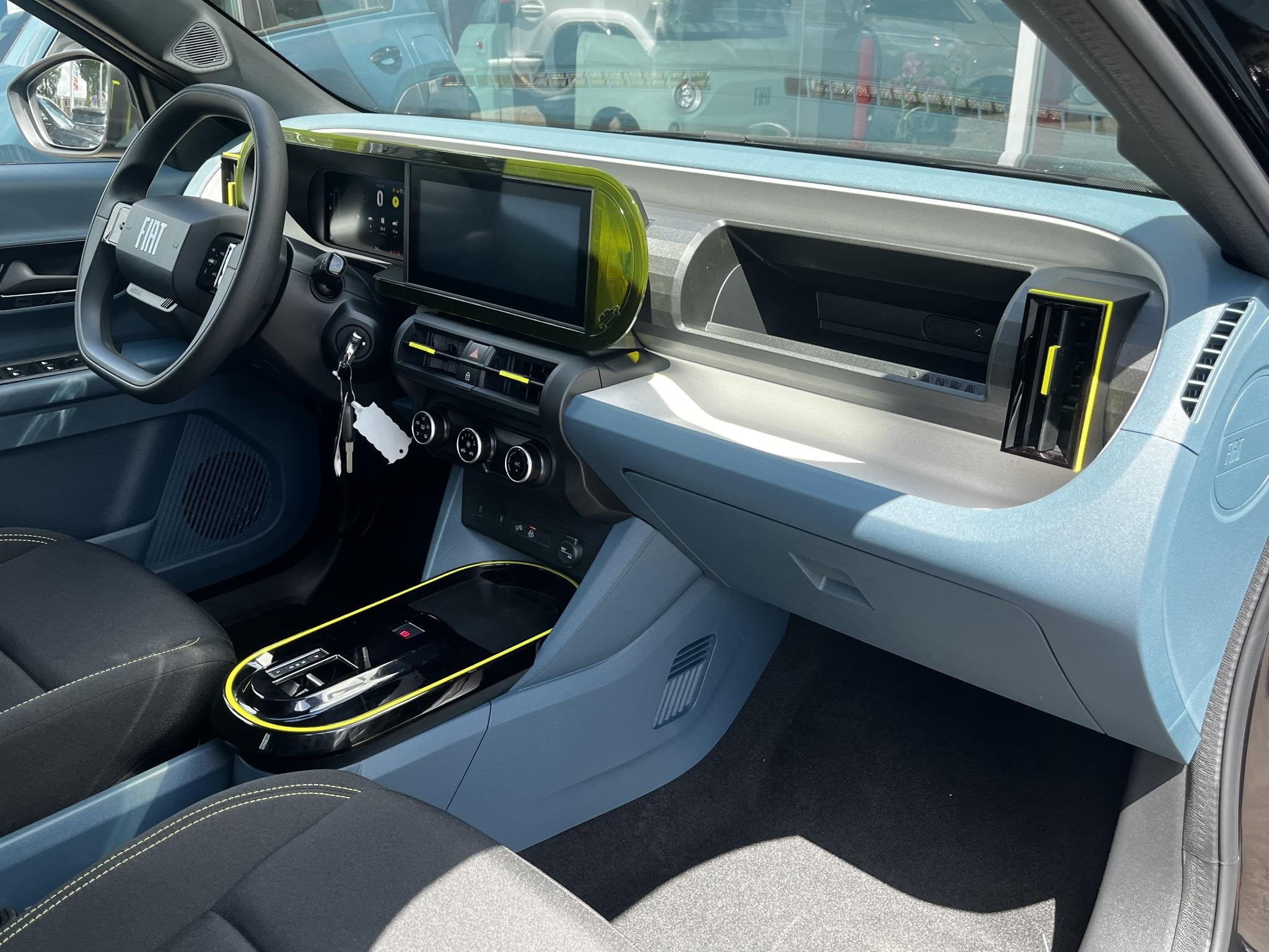 Fiat Grande Panda 1.2 Hybrid ICON | Apple-Android | Parkeers, Auto's, Stof, Zwart, Origineel Nederlands, Bedrijf