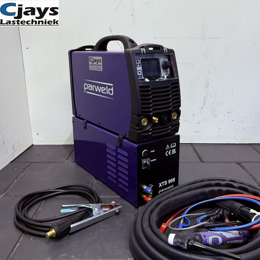 PARWELD XTT212DI ACDC TIG Lasapparaat WATERGEKOELD 8M PRO18