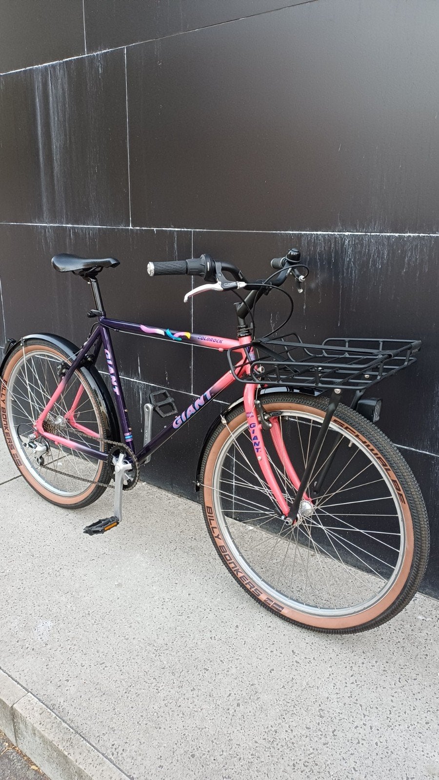 Giant Coldrock commuter vintage retro bike atb mtb, Ophalen, Zo goed als nieuw, Velgrem, 26 inch of meer